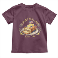 Lemon Pound Cake Social Club Toddler T Shirt Funny Viral Meme Dessert Parody Rap Fans