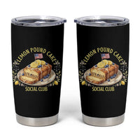 Lemon Pound Cake Social Club Tumbler Cup Funny Viral Meme Dessert Parody Rap Fans