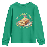 Lemon Pound Cake Social Club Youth Sweatshirt Funny Viral Meme Dessert Parody Rap Fans