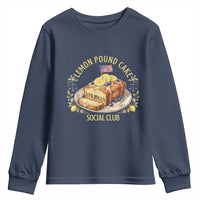 Lemon Pound Cake Social Club Youth Sweatshirt Funny Viral Meme Dessert Parody Rap Fans