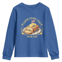Lemon Pound Cake Social Club Youth Sweatshirt Funny Viral Meme Dessert Parody Rap Fans