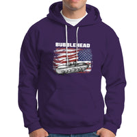 Navy Veteran Hoodie Bubblehead Submarine American Flag - Wonder Print Shop