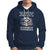 Navy Veteran Hoodie Submariner Skull American Flag - Wonder Print Shop