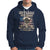 Navy Veteran Hoodie Like A Normal Veteran But Much More Cooler American Flag Submariner Skull - Wonder Print Shop
