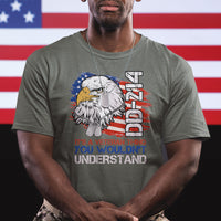 American Veteran T Shirt It's A Veteran Thing You Wouldn't Understand US Eagle DD-214 - Wonder Print Shop