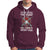 American Veteran Hoodie The Devil Whispers You Can't Withstand The Veteran Whisperes Back I Am The Storm - Wonder Print Shop