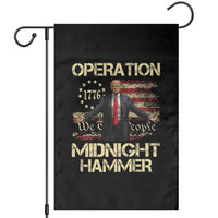 Operation Midnight Hammer Garden Flag We The People 1776 American Flag - Wonder Print Shop