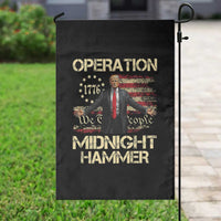 Operation Midnight Hammer Garden Flag We The People 1776 American Flag - Wonder Print Shop