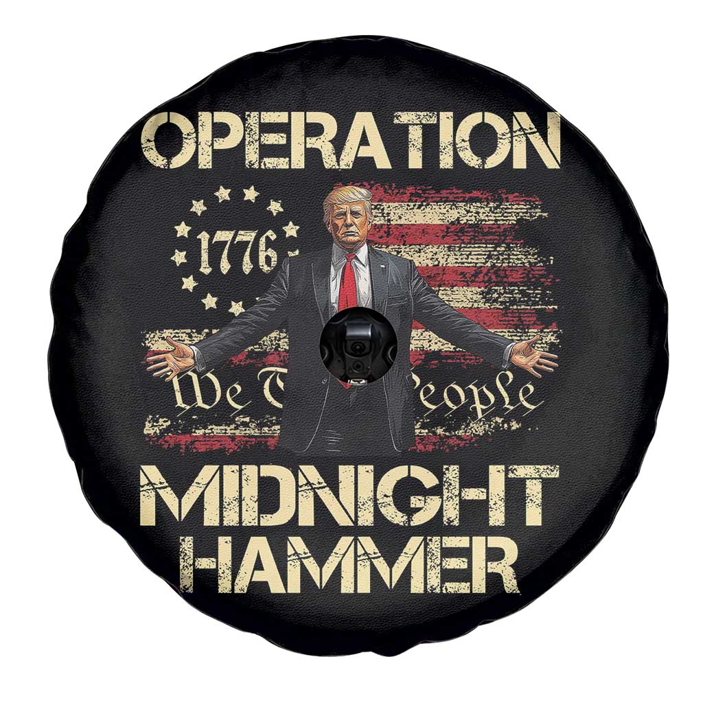 Operation Midnight Hammer Spare Tire Cover We The People 1776 American Flag - Wonder Print Shop