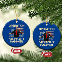 Operation Midnight Hammer Ceramic Ornament We The People 1776 American Flag - Wonder Print Shop