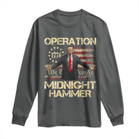 Operation Midnight Hammer Long Sleeve Shirt We The People 1776 American Flag - Wonder Print Shop