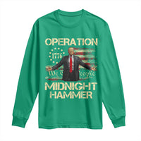 Operation Midnight Hammer Long Sleeve Shirt We The People 1776 American Flag - Wonder Print Shop