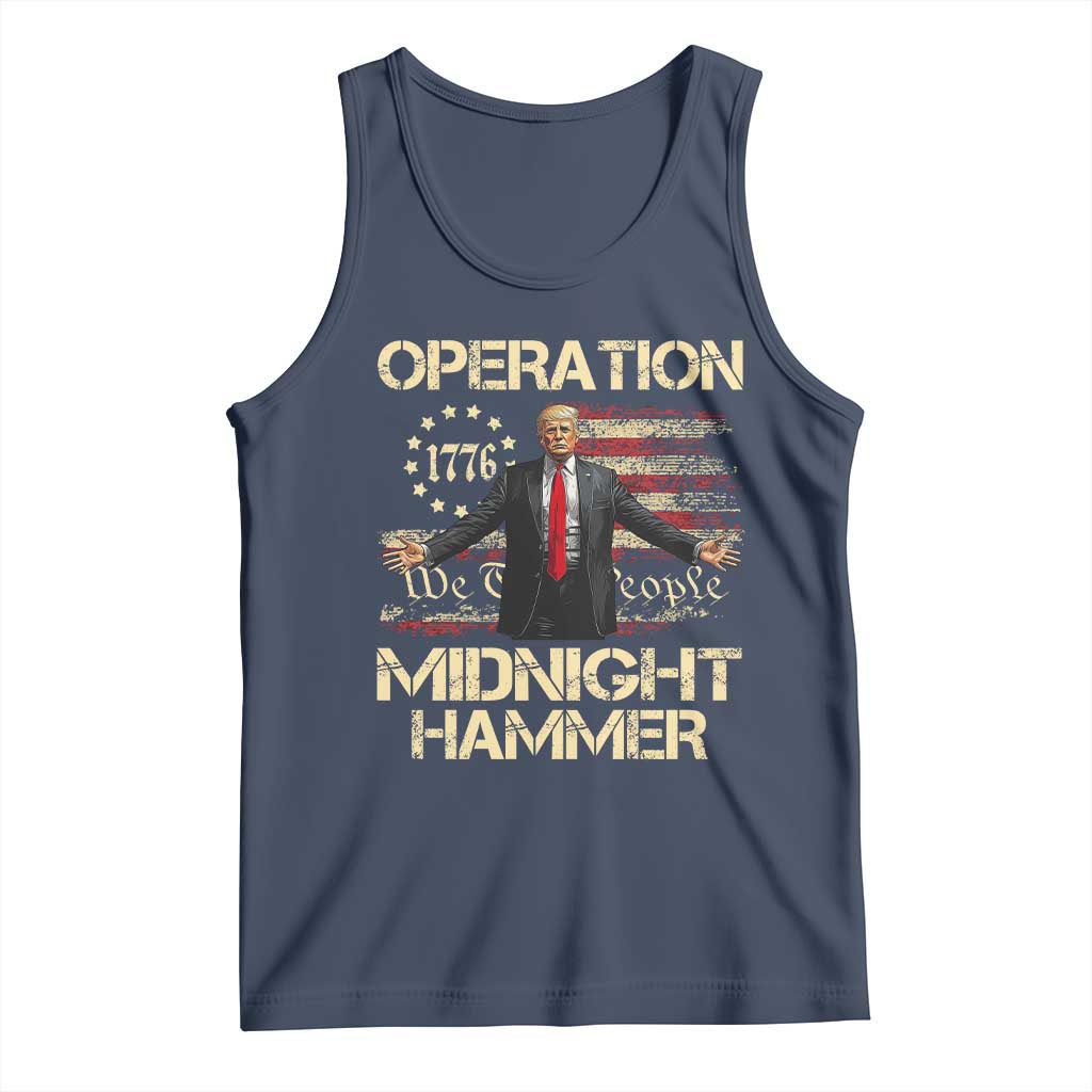 Operation Midnight Hammer Tank Top We The People 1776 American Flag - Wonder Print Shop