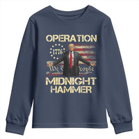 Operation Midnight Hammer Youth Sweatshirt We The People 1776 American Flag - Wonder Print Shop
