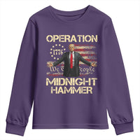 Operation Midnight Hammer Youth Sweatshirt We The People 1776 American Flag - Wonder Print Shop