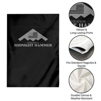 Operation Midnight Hammer Garden Flag Stealth Patriot - Wonder Print Shop
