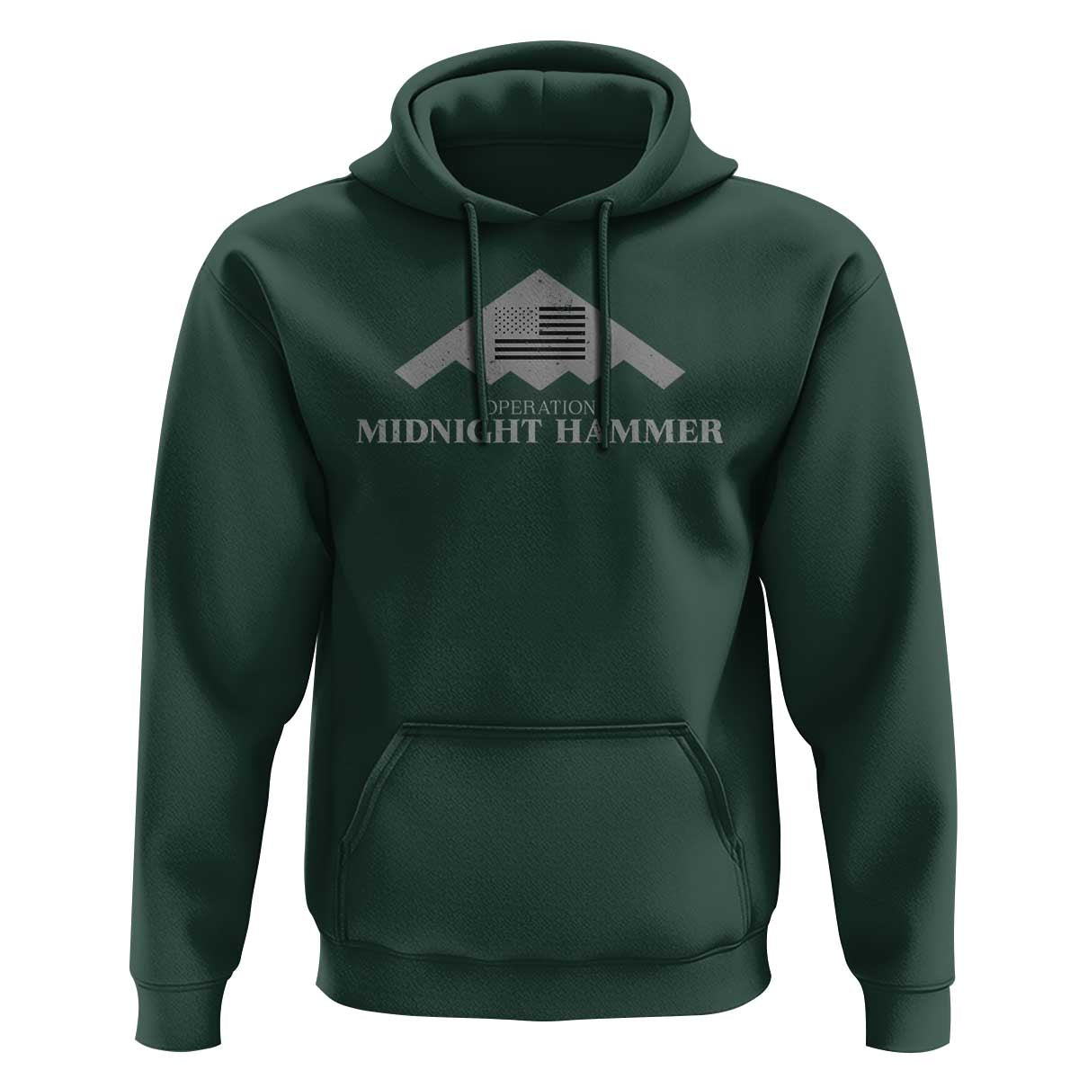 Operation Midnight Hammer Hoodie Stealth Patriot - Wonder Print Shop