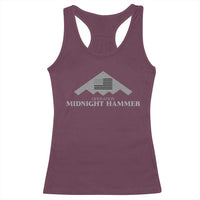 Operation Midnight Hammer Racerback Tank Top Stealth Patriot - Wonder Print Shop