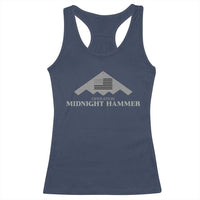 Operation Midnight Hammer Racerback Tank Top Stealth Patriot - Wonder Print Shop