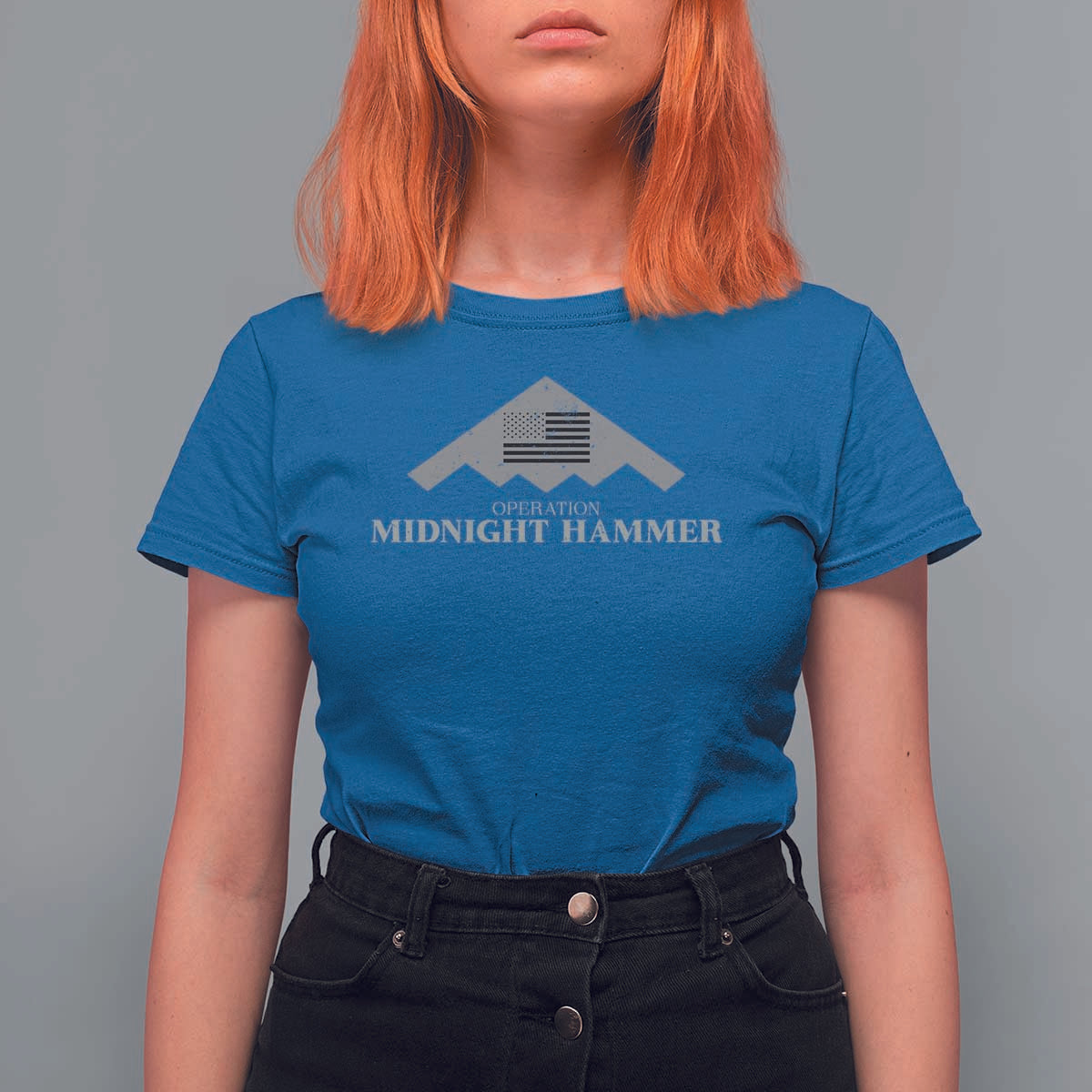 Operation Midnight Hammer T Shirt For Women Stealth Patriot - Wonder Print Shop