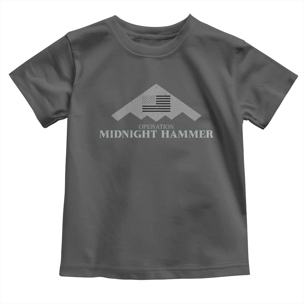 Operation Midnight Hammer Toddler T Shirt Stealth Patriot - Wonder Print Shop