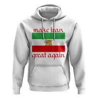 Make Iran Great Again Hoodie Vintage Lion and Sun Flag Patriotic Iranian Pride