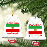 Make Iran Great Again Ceramic Ornament Vintage Lion and Sun Flag Patriotic Iranian Pride