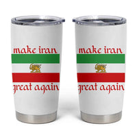 Make Iran Great Again Tumbler Cup Vintage Lion and Sun Flag Patriotic Iranian Pride