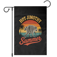 Hot Jimothy Summer Retro Sunset Beach Graphic Garden Flag Funny Viral Seattle Raccoon Meme