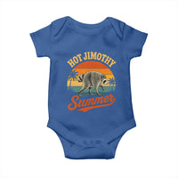 Hot Jimothy Summer Retro Sunset Beach Graphic Baby Onesie Funny Viral Seattle Raccoon Meme