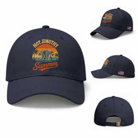 Hot Jimothy Summer Retro Sunset Beach Graphic Baseball Cap Funny Viral Seattle Raccoon Meme
