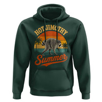 Hot Jimothy Summer Retro Sunset Beach Graphic Hoodie Funny Viral Seattle Raccoon Meme