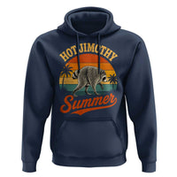 Hot Jimothy Summer Retro Sunset Beach Graphic Hoodie Funny Viral Seattle Raccoon Meme