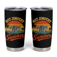 Hot Jimothy Summer Retro Sunset Beach Graphic Tumbler Cup Funny Viral Seattle Raccoon Meme