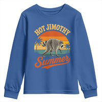 Hot Jimothy Summer Retro Sunset Beach Graphic Youth Sweatshirt Funny Viral Seattle Raccoon Meme