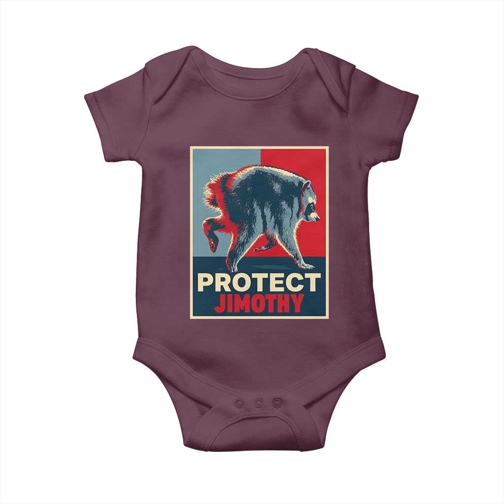 Protect Jimothy Seattle Raccoon Supporter Baby Onesie Hope Style Poster Parody Graphic