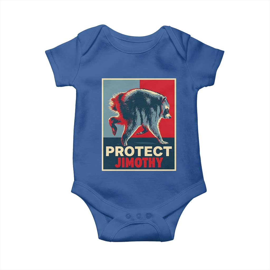 Protect Jimothy Seattle Raccoon Supporter Baby Onesie Hope Style Poster Parody Graphic