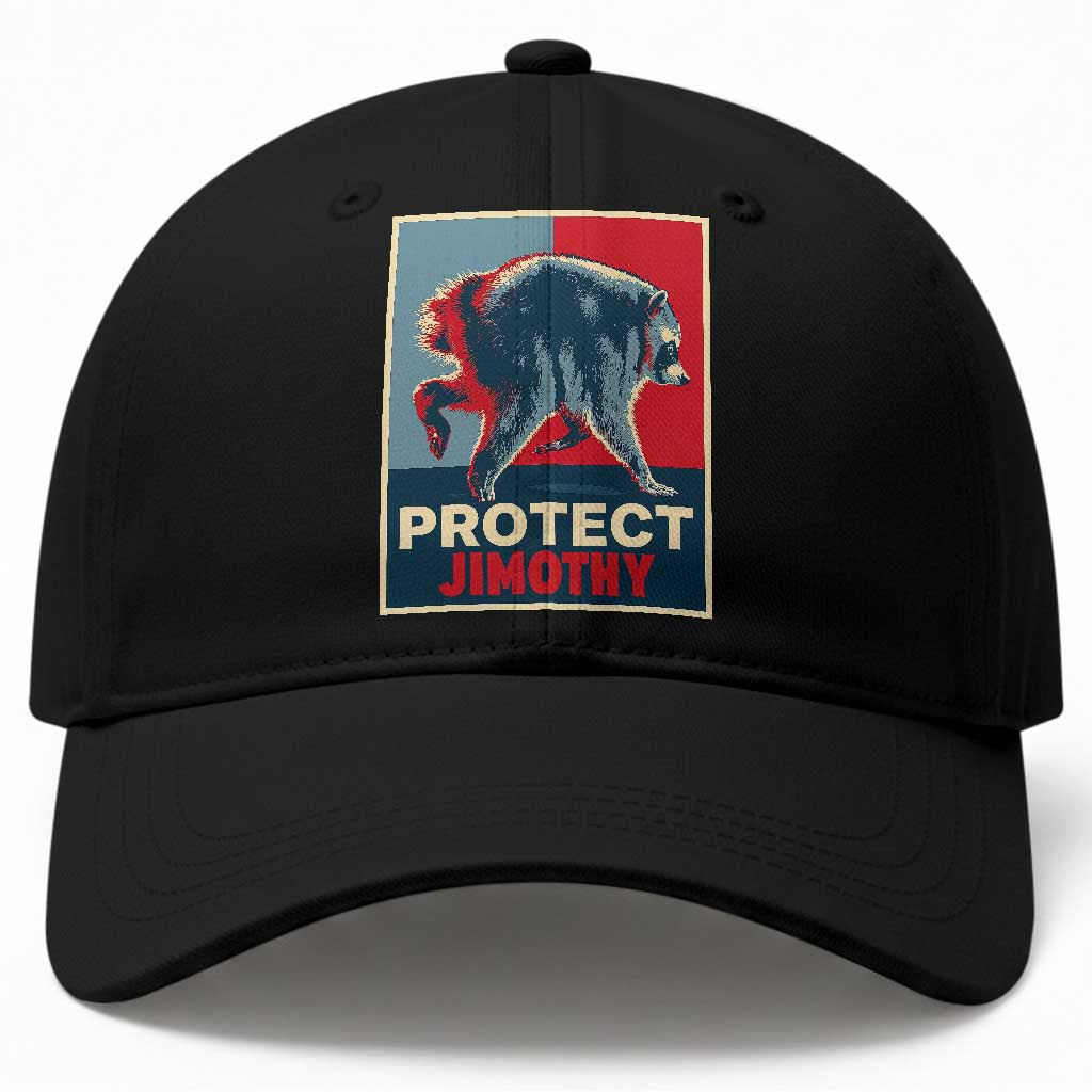 Protect Jimothy Seattle Raccoon Supporter Baseball Cap Hope Style Poster Parody Graphic