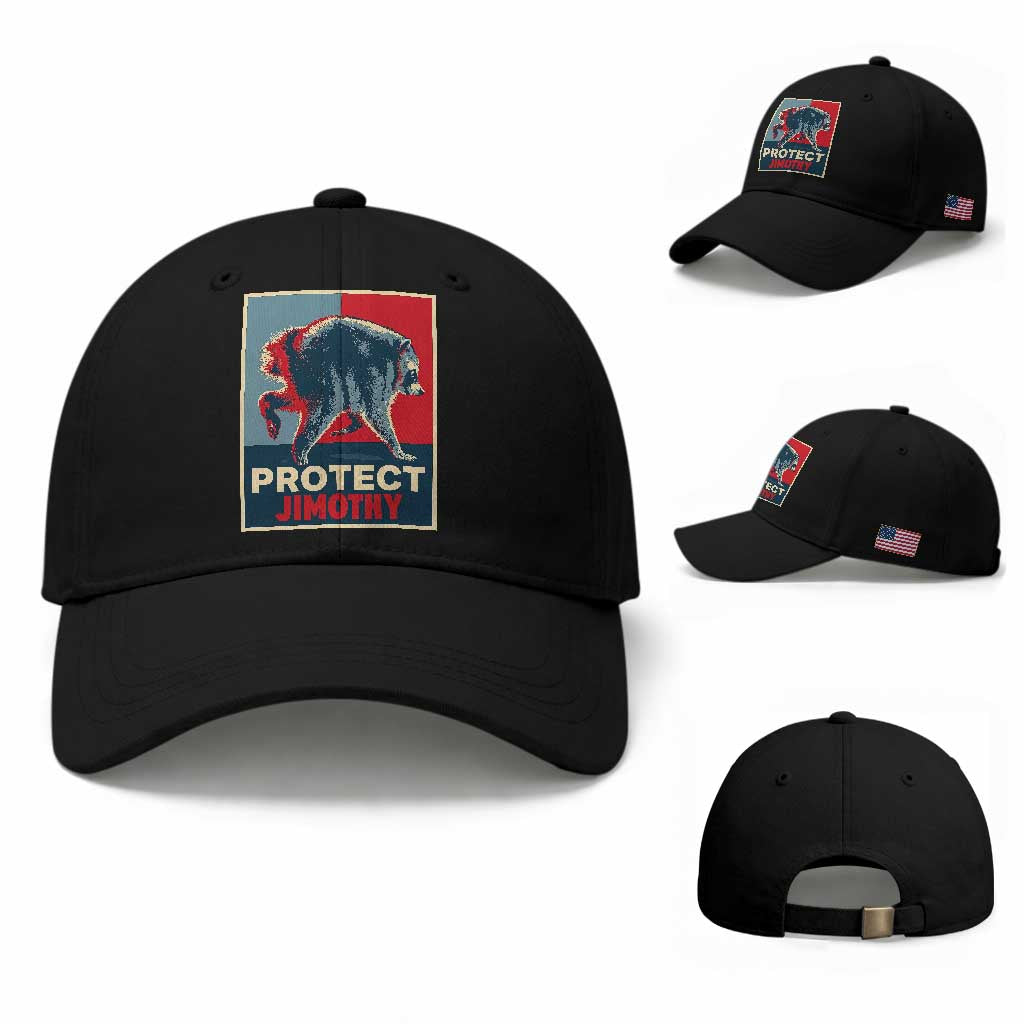 Protect Jimothy Seattle Raccoon Supporter Baseball Cap Hope Style Poster Parody Graphic