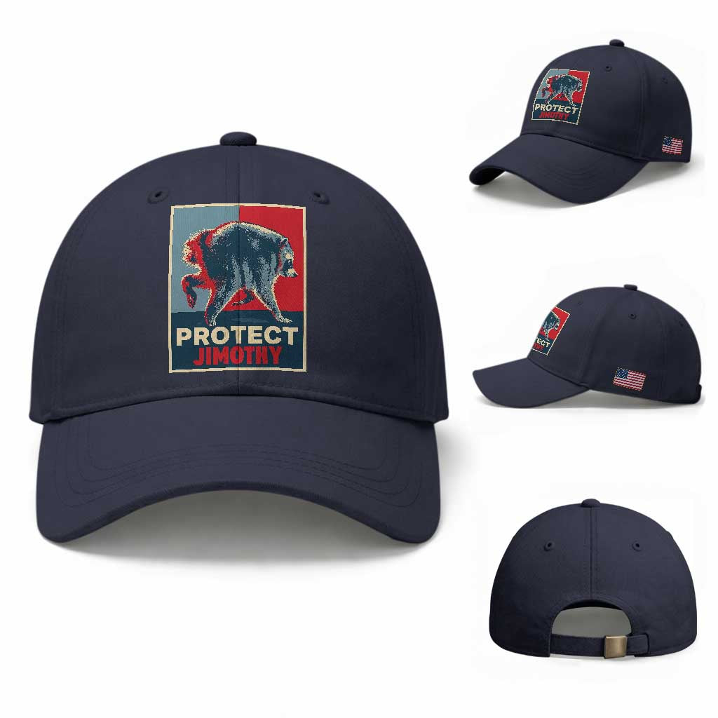 Protect Jimothy Seattle Raccoon Supporter Baseball Cap Hope Style Poster Parody Graphic