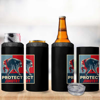 Protect Jimothy Seattle Raccoon Supporter 4 in 1 Can Cooler Tumbler Hope Style Poster Parody Graphic
