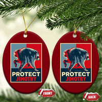 Protect Jimothy Seattle Raccoon Supporter Ceramic Ornament Hope Style Poster Parody Graphic