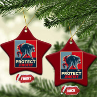 Protect Jimothy Seattle Raccoon Supporter Ceramic Ornament Hope Style Poster Parody Graphic