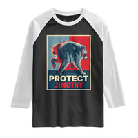 Protect Jimothy Seattle Raccoon Supporter Raglan Shirt Hope Style Poster Parody Graphic