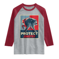 Protect Jimothy Seattle Raccoon Supporter Raglan Shirt Hope Style Poster Parody Graphic