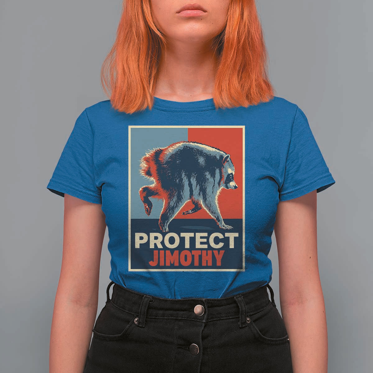 Protect Jimothy Seattle Raccoon Supporter T Shirt For Women Hope Style Poster Parody Graphic
