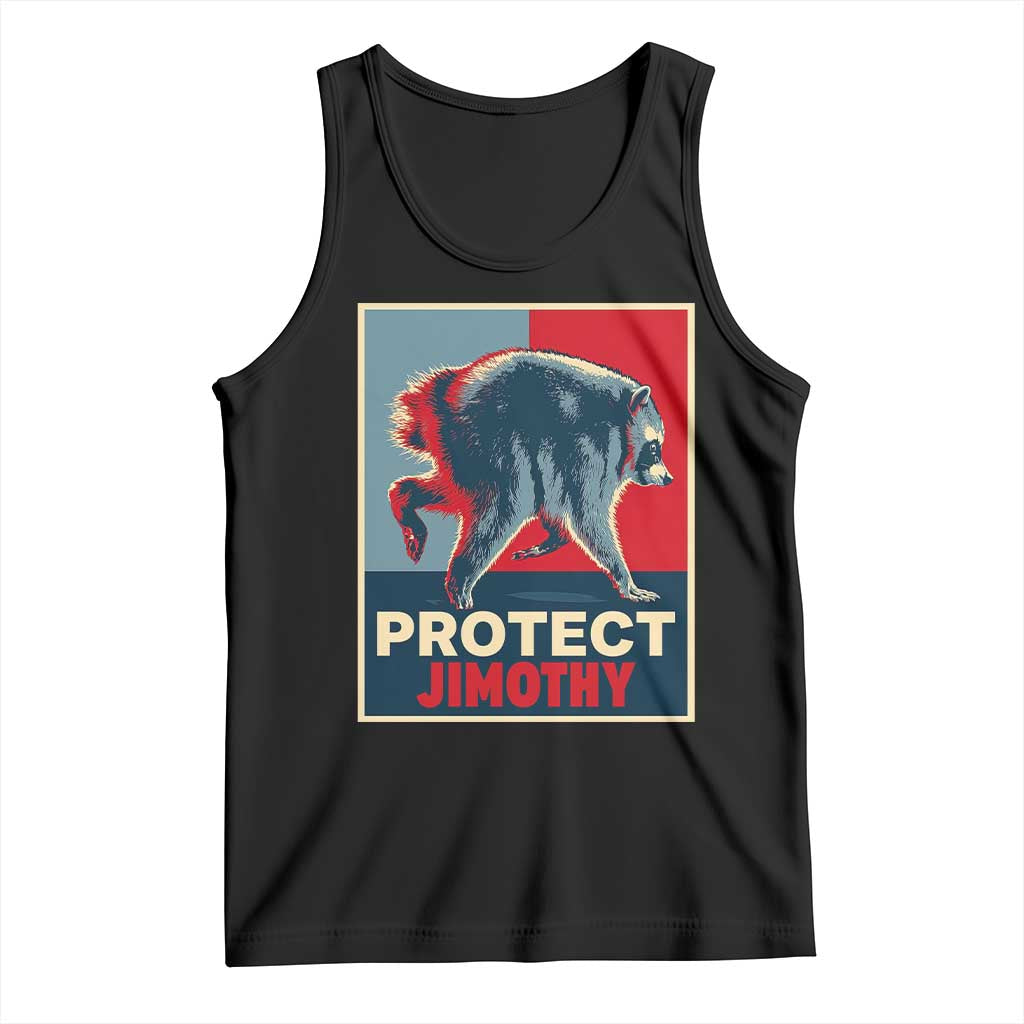 Protect Jimothy Seattle Raccoon Supporter Tank Top Hope Style Poster Parody Graphic
