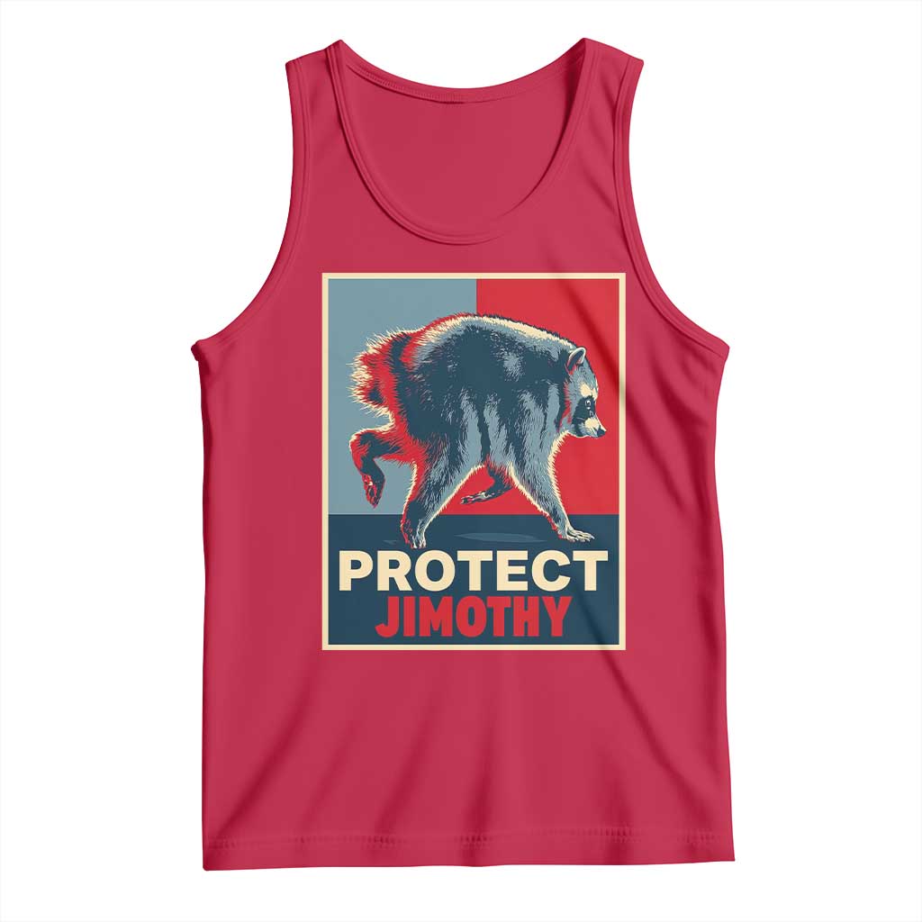 Protect Jimothy Seattle Raccoon Supporter Tank Top Hope Style Poster Parody Graphic