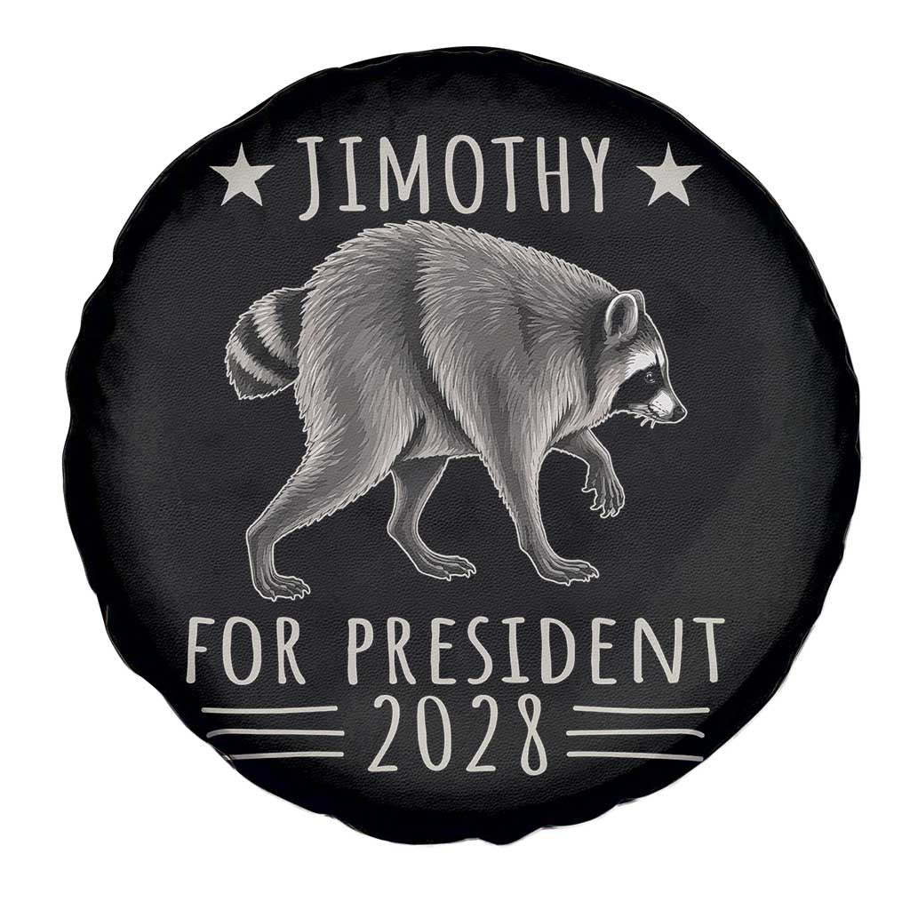 Jimothy For President 2028 Parody Spare Tire Cover Funny Viral Seattle Raccoon Lover