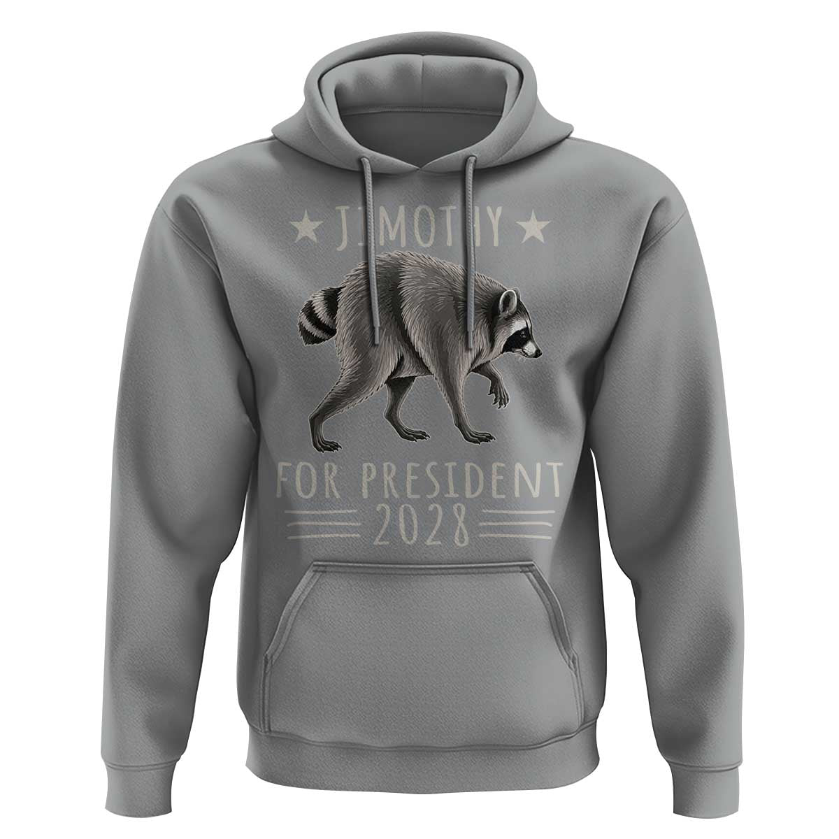 Jimothy For President 2028 Parody Hoodie Funny Viral Seattle Raccoon Lover